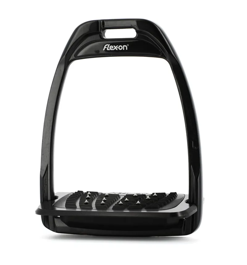 Flex-On Hunter Flat Stirrups Black/Black/Black-1